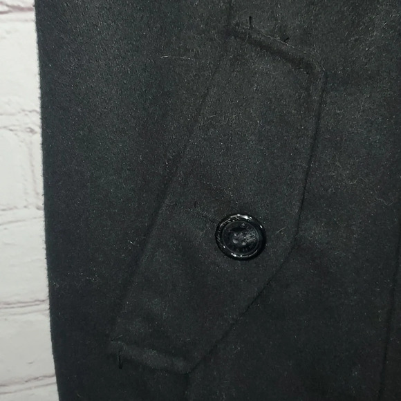 Alpine Swiss Parka Trench Pea Coat Jacket Fur Hood w Extra Button Women Size 1XL - Picture 10 of 16